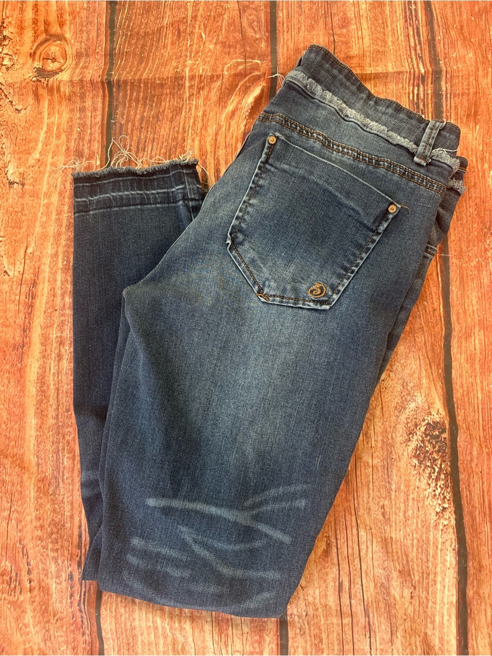 Indigo Rein Ankle Blue Denim Jeans Size 13 Stretchy